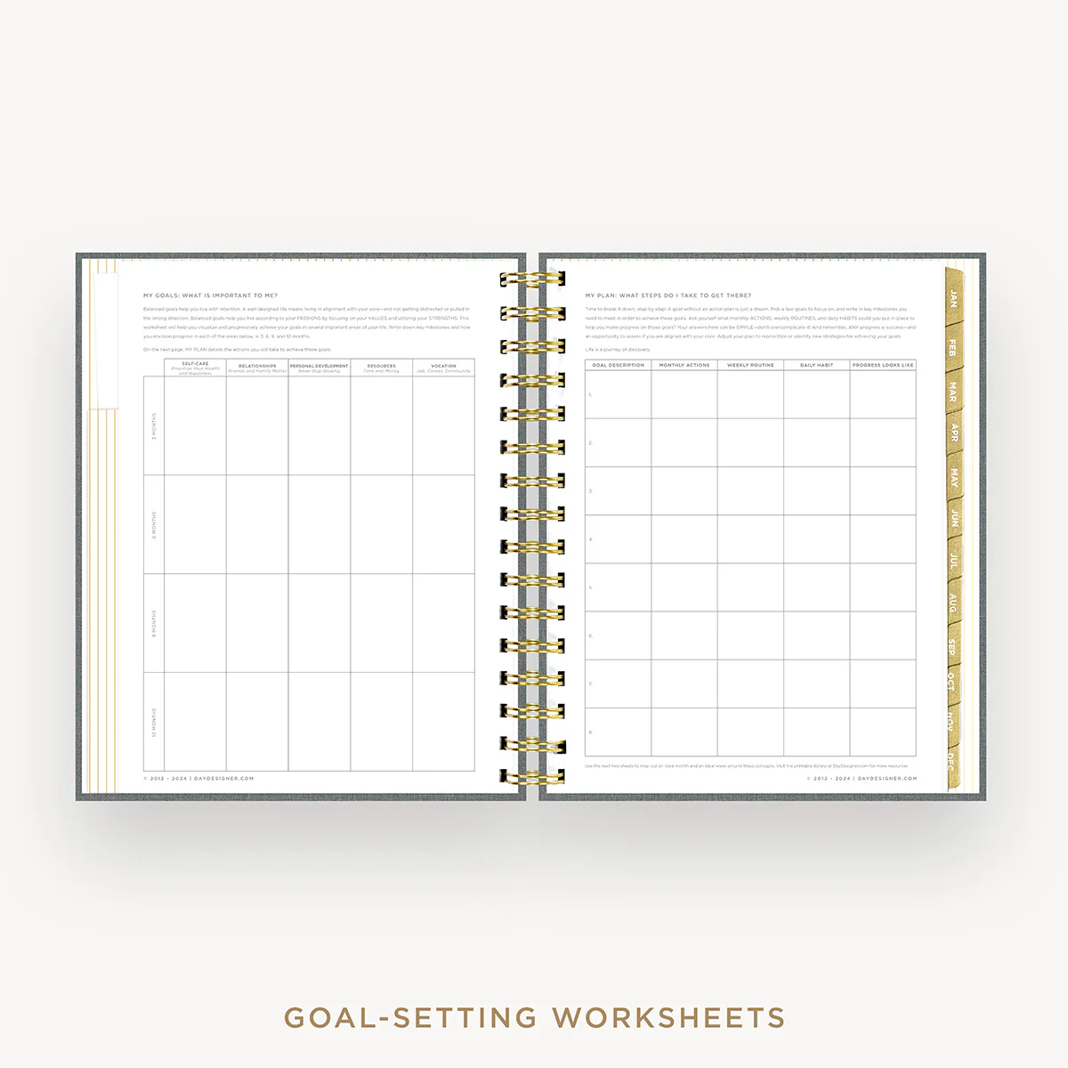 2026 Mini Daily Planner: Charcoal Bookcloth - Image 8