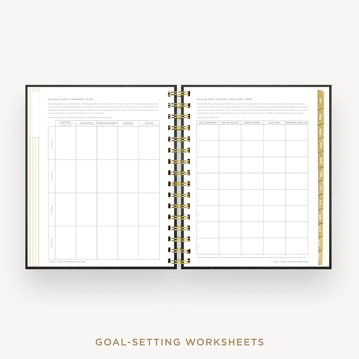 2026 Mini Daily Planner: Classic Black Pebble Texture - Image 8