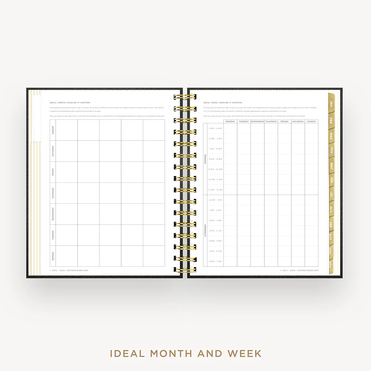 2026 Mini Daily Planner: Classic Black Pebble Texture - Image 9