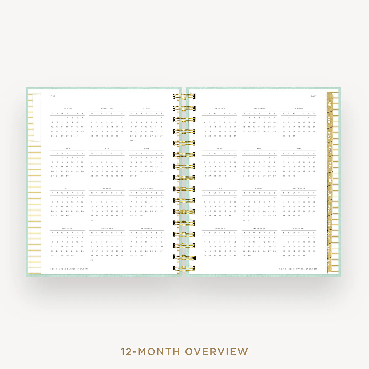 2026 Mini Daily Planner: Sage Bookcloth - Image 10