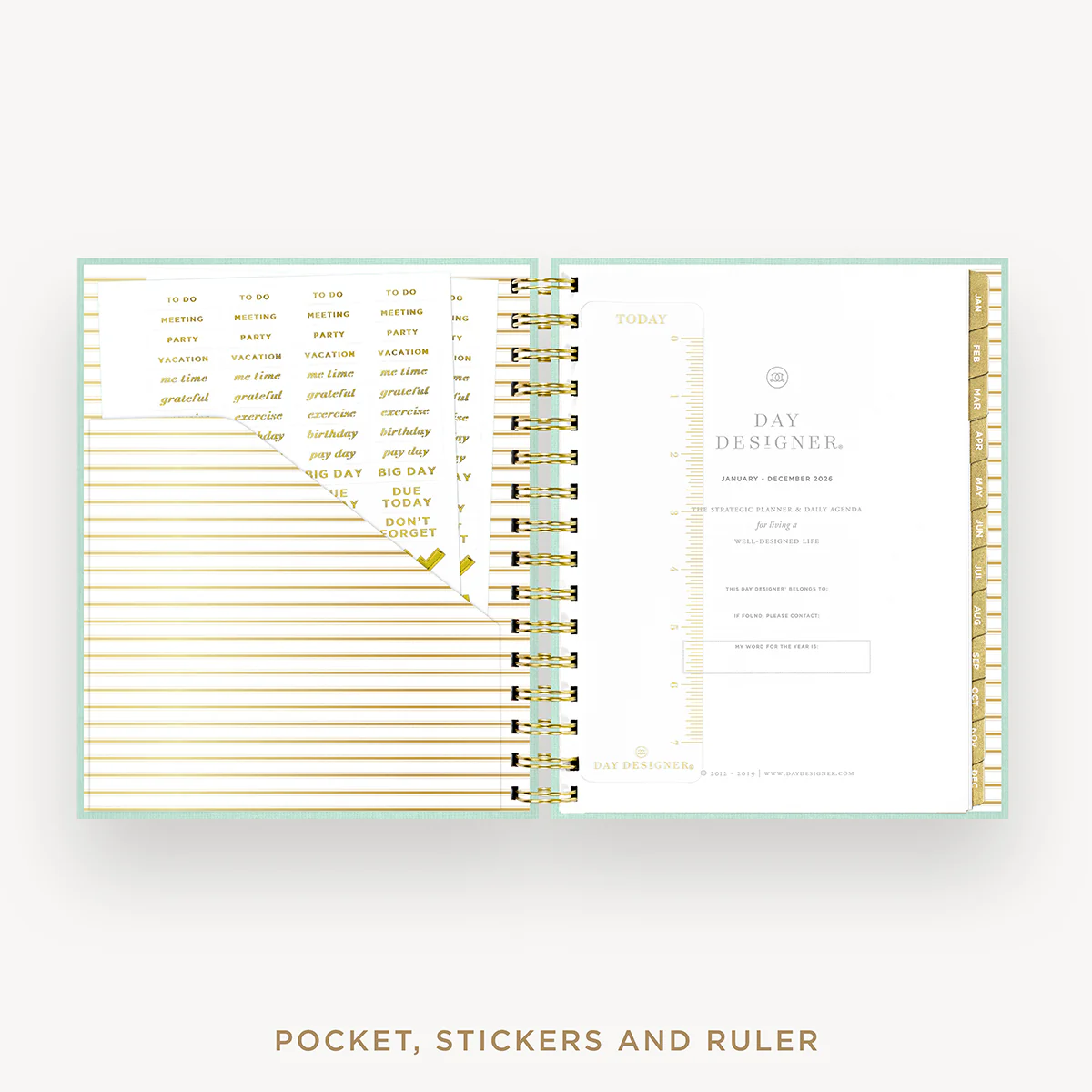 2026 Mini Daily Planner: Sage Bookcloth - Image 5