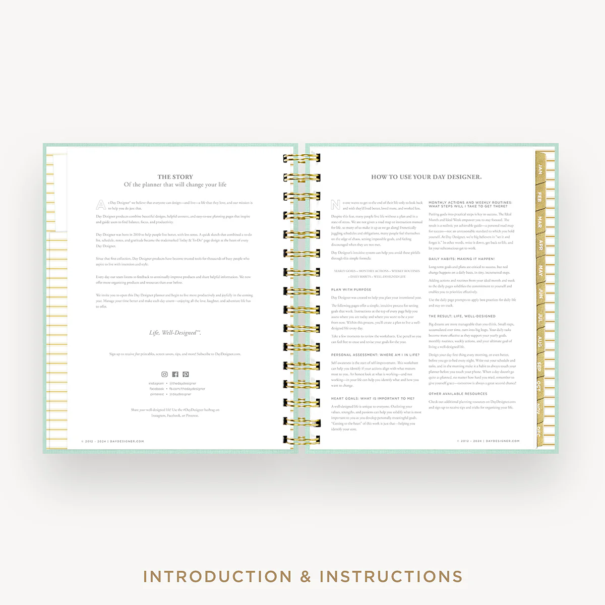 2026 Mini Daily Planner: Sage Bookcloth - Image 6