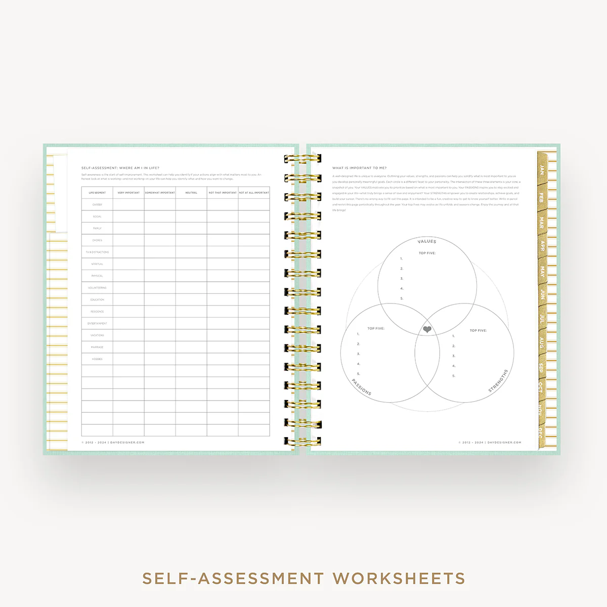 2026 Mini Daily Planner: Sage Bookcloth - Image 7