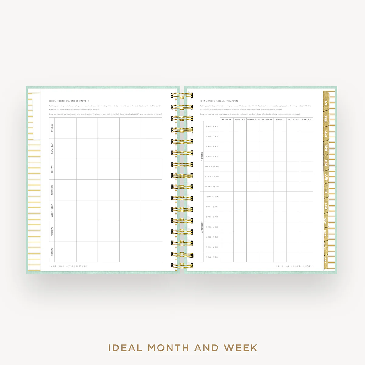 2026 Mini Daily Planner: Sage Bookcloth - Image 9