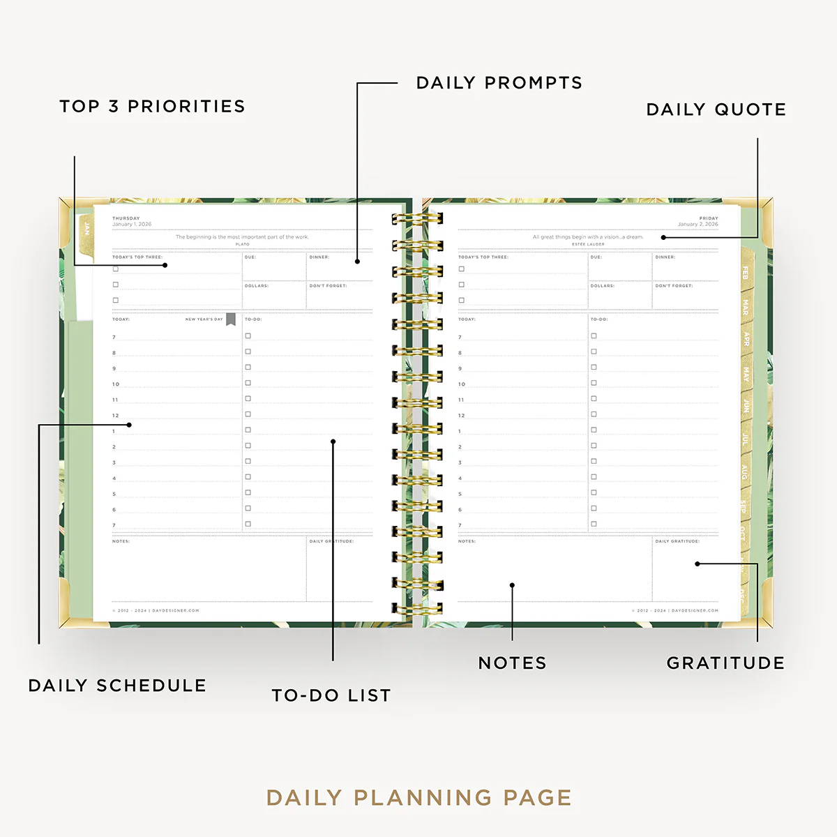 2026 Mini Daily Planner: St. Barts - Image 3