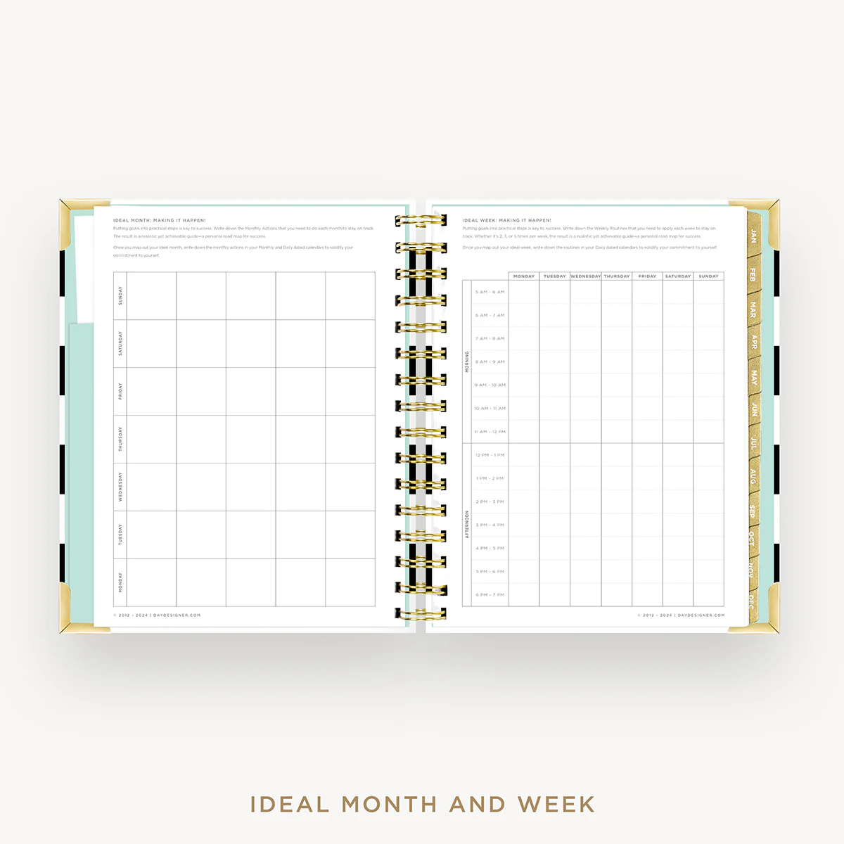 2026 Mini Weekly Planner: Black Stripe - Image 10