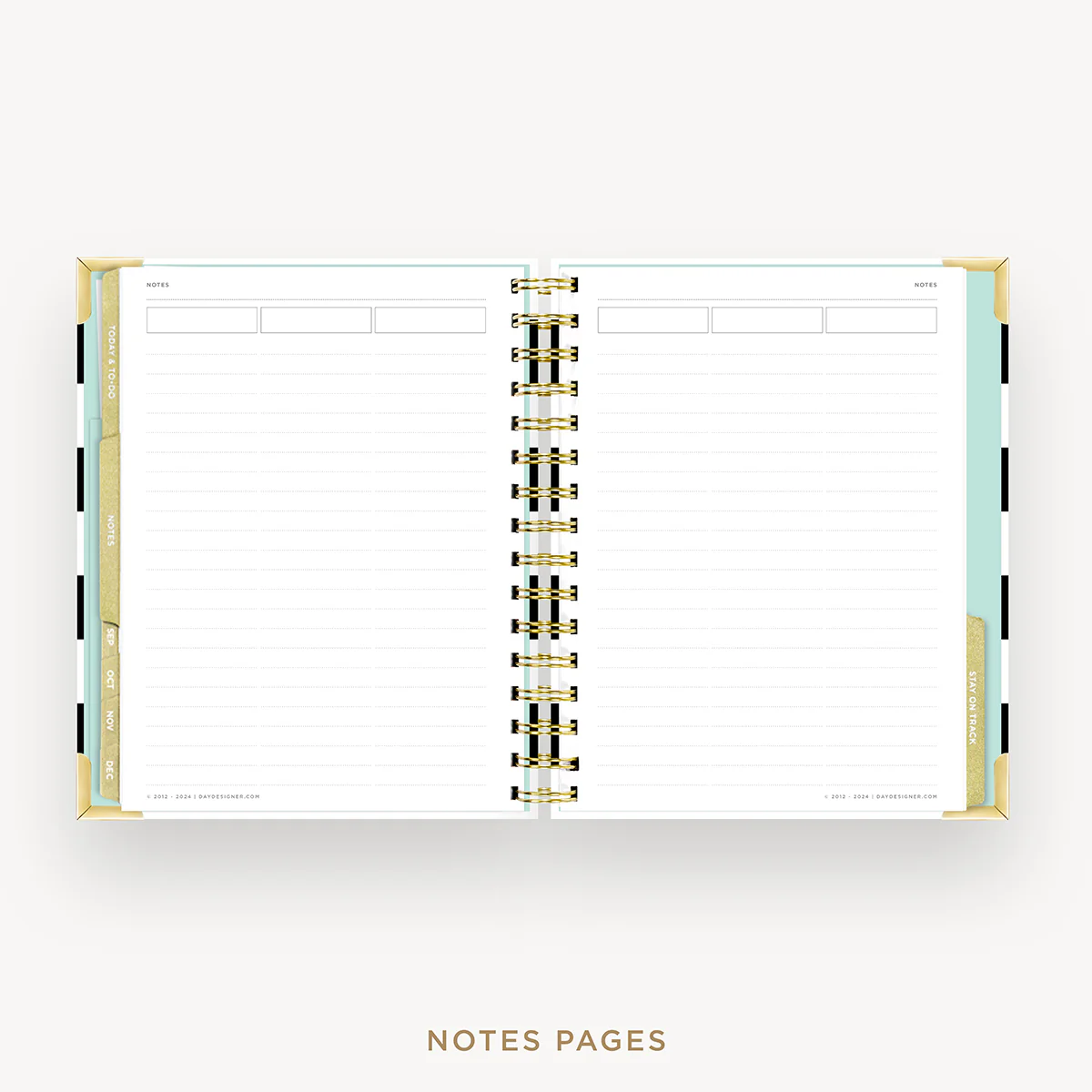 2026 Mini Weekly Planner: Black Stripe - Image 16