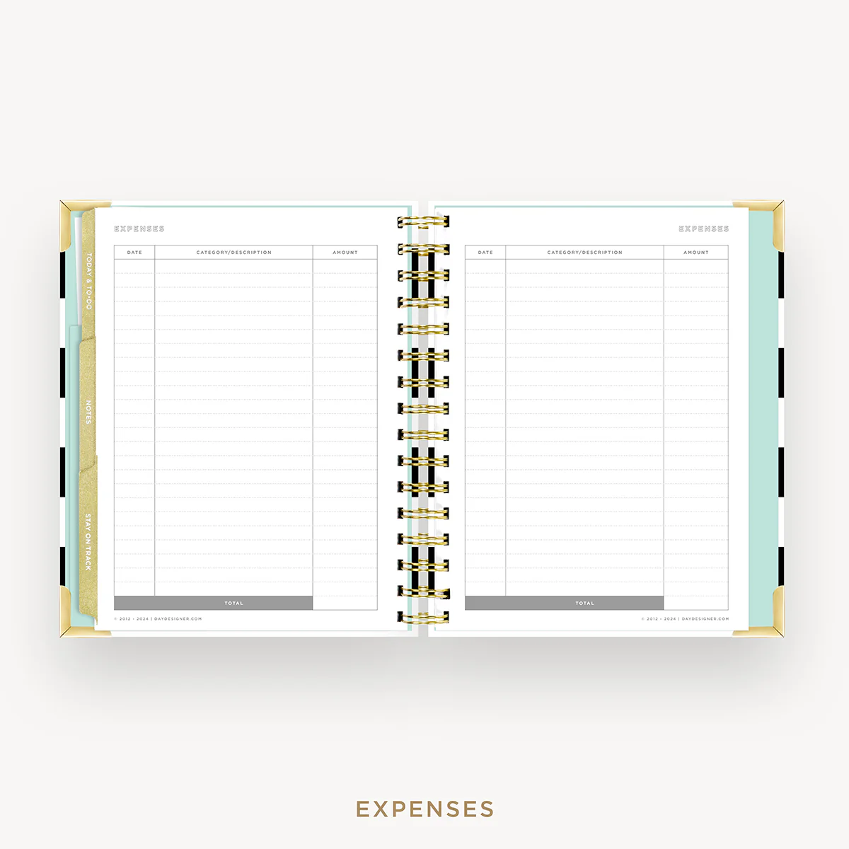 2026 Mini Weekly Planner: Black Stripe - Image 17