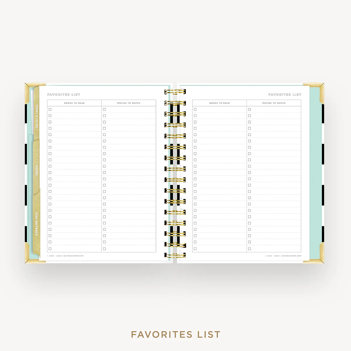2026 Mini Weekly Planner: Black Stripe - Image 18