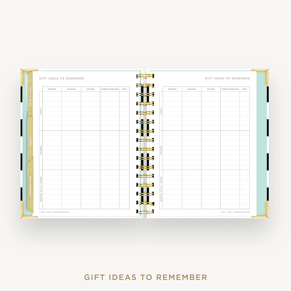 2026 Mini Weekly Planner: Black Stripe - Image 19