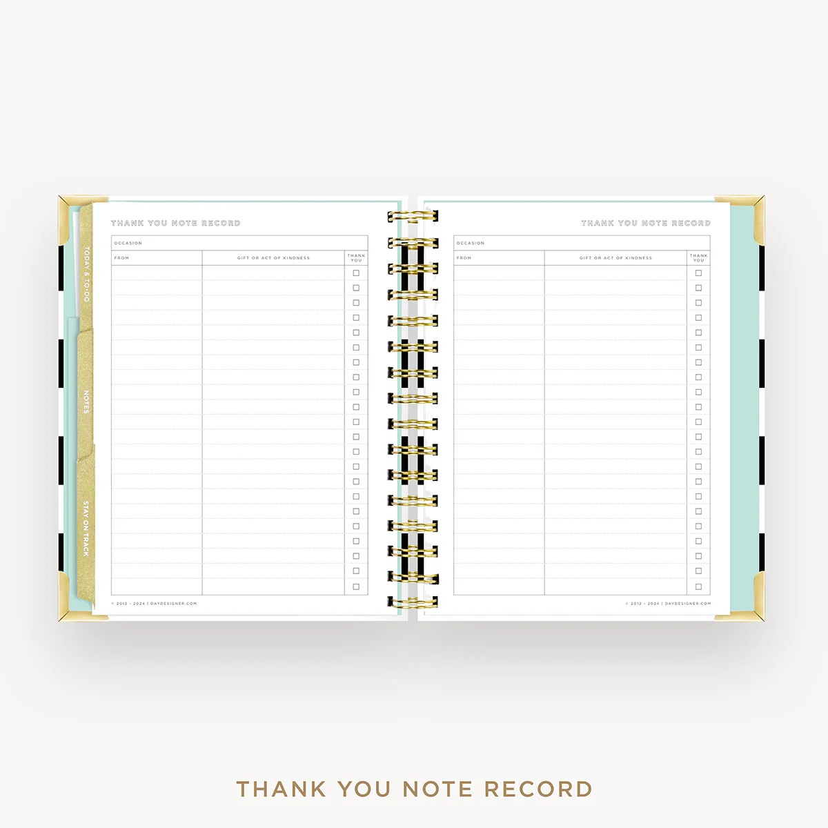 2026 Mini Weekly Planner: Black Stripe - Image 20