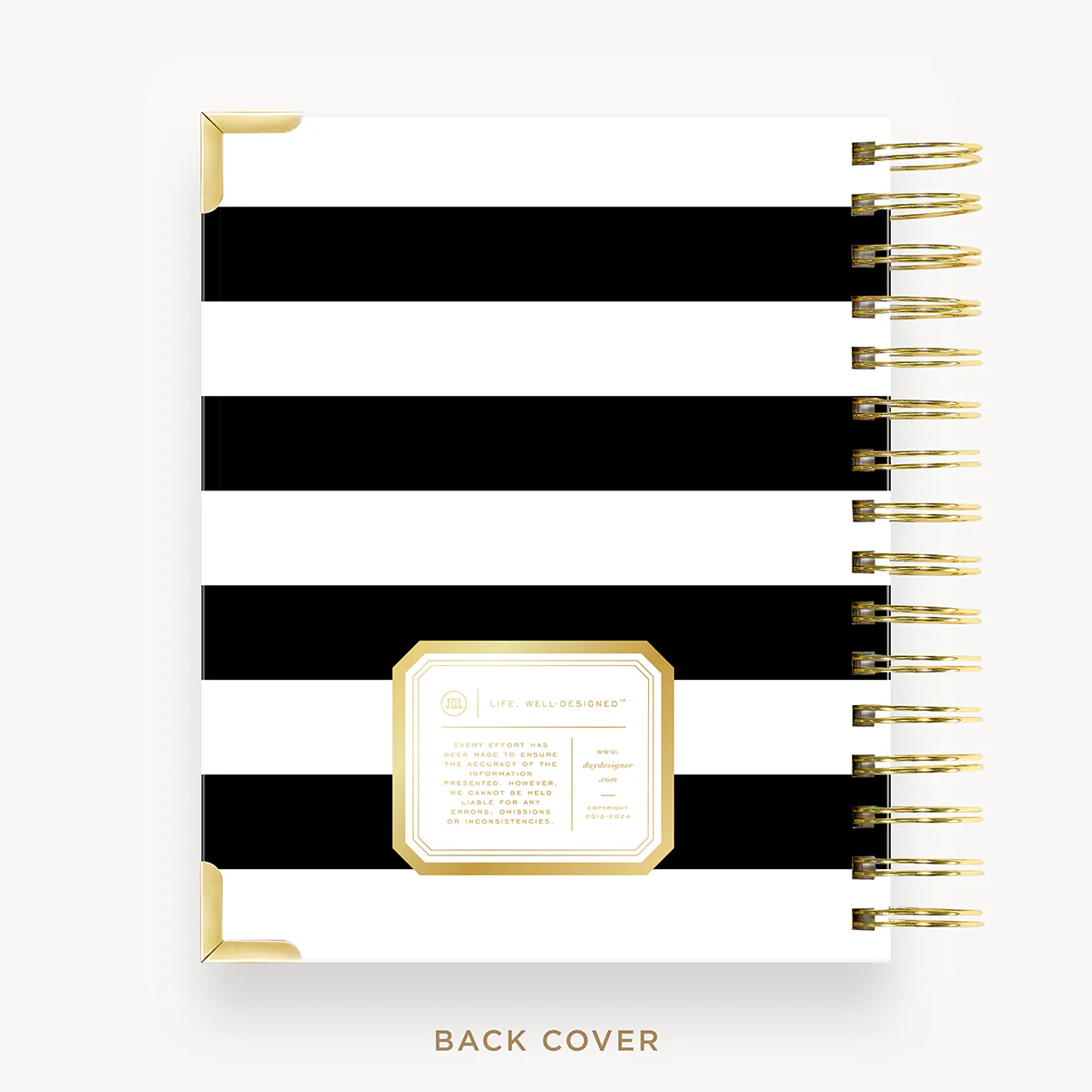 2026 Mini Weekly Planner: Black Stripe - Image 24