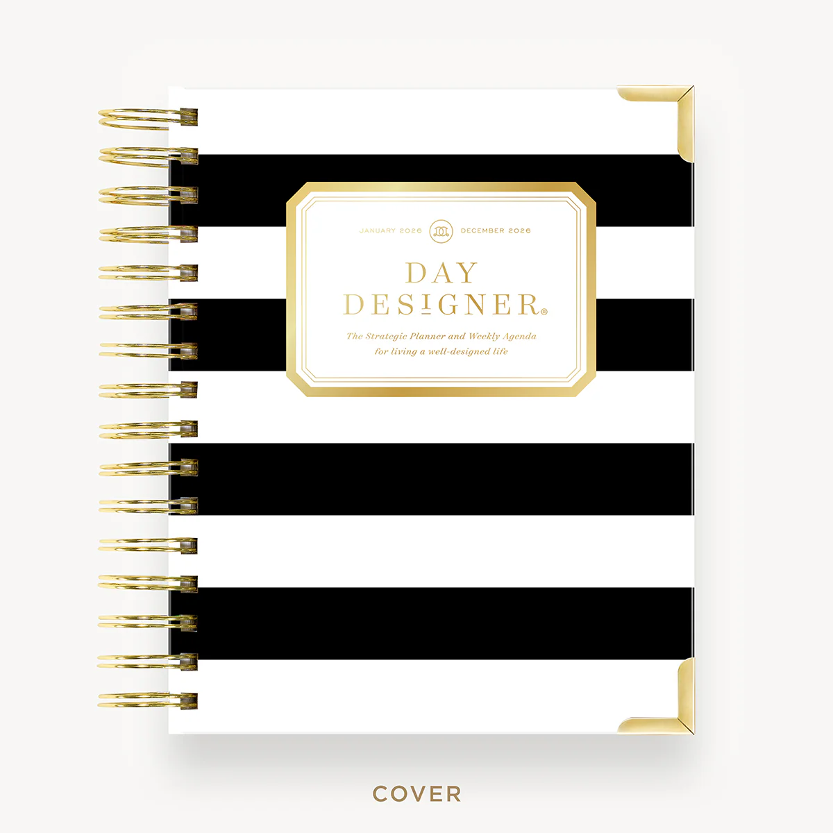 2026 Mini Weekly Planner: Black Stripe - Image 5