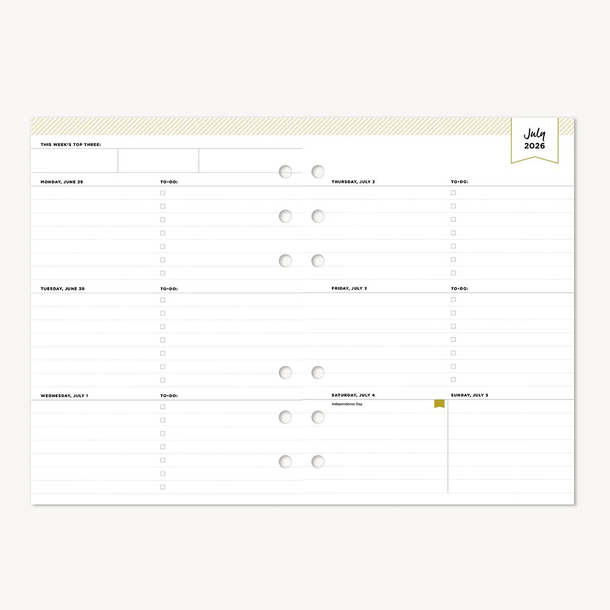 A5 Planner Inserts: 2026-27 Weekly/Monthly A5 (Academic Year) - Image 3