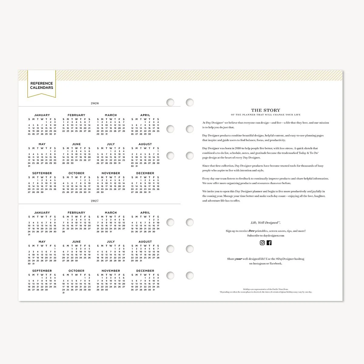 A5 Planner Inserts: 2026-27 Weekly/Monthly A5 (Academic Year) - Image 4