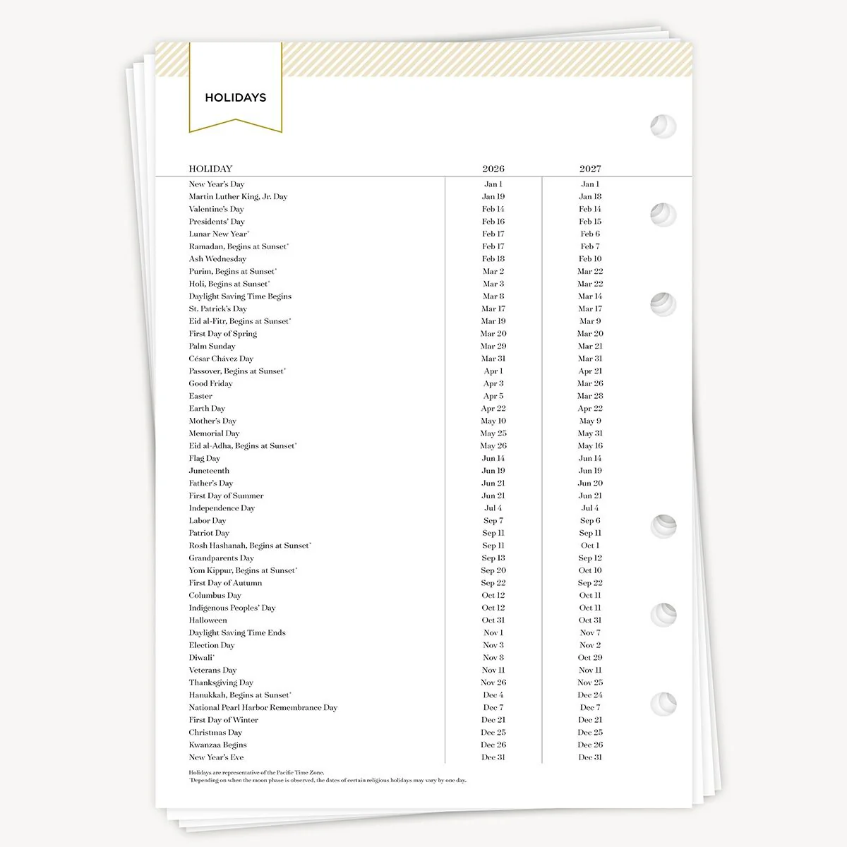 A5 Planner Inserts: 2026-27 Weekly/Monthly A5 (Academic Year) - Image 6
