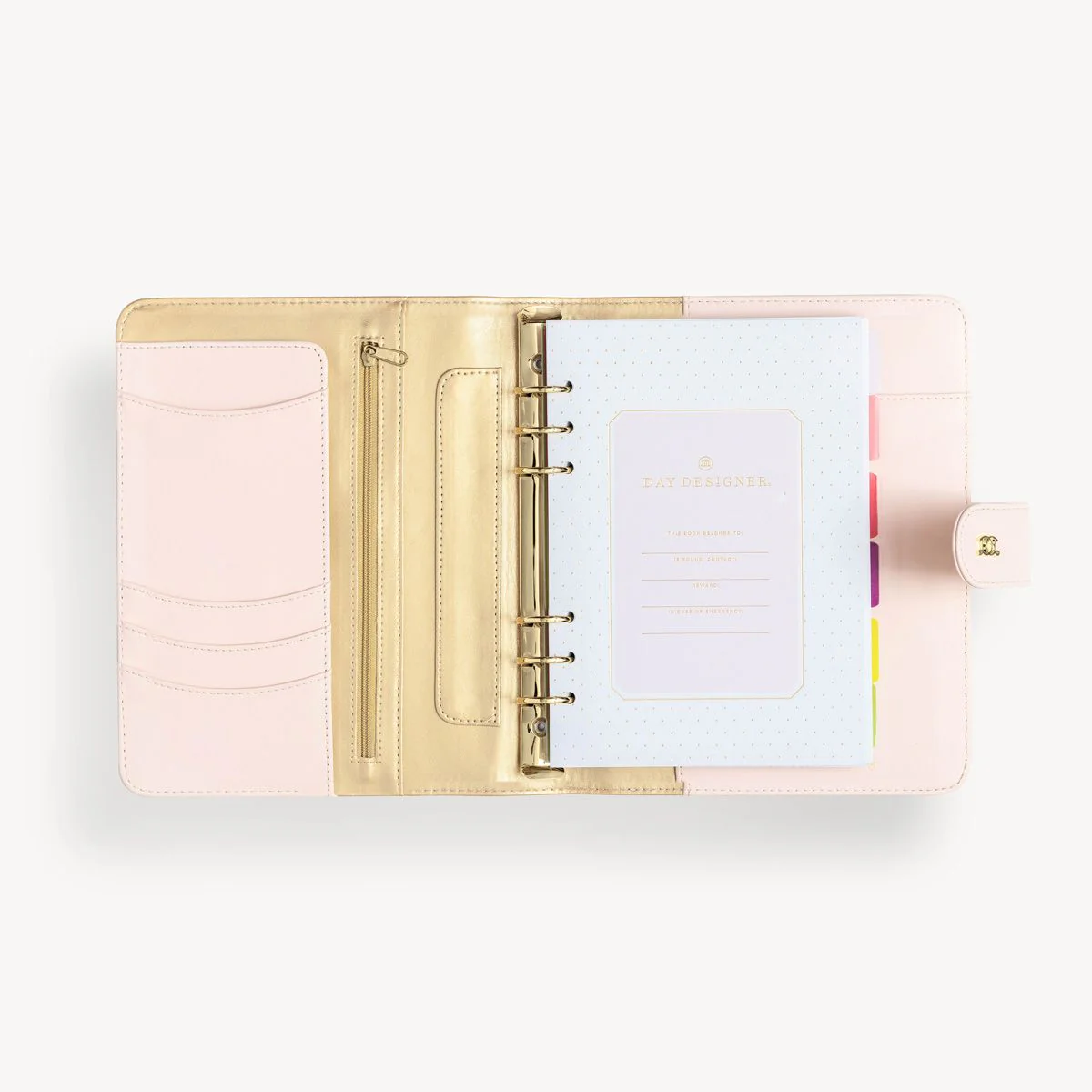 A5 Vegan Leather Planner: Blush - Image 3