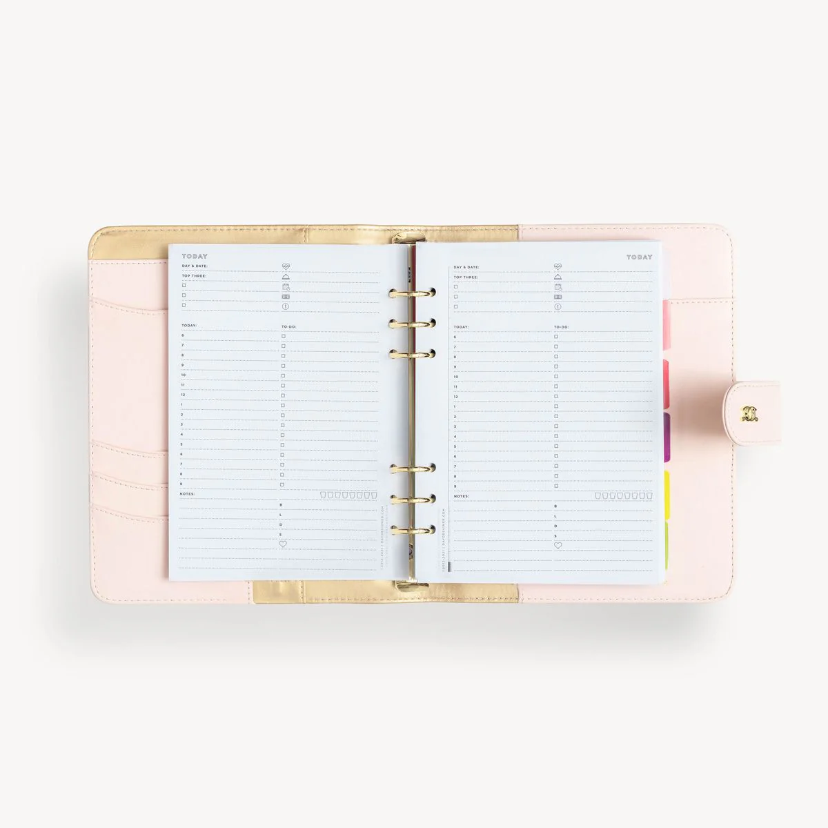 A5 Vegan Leather Planner: Blush - Image 7