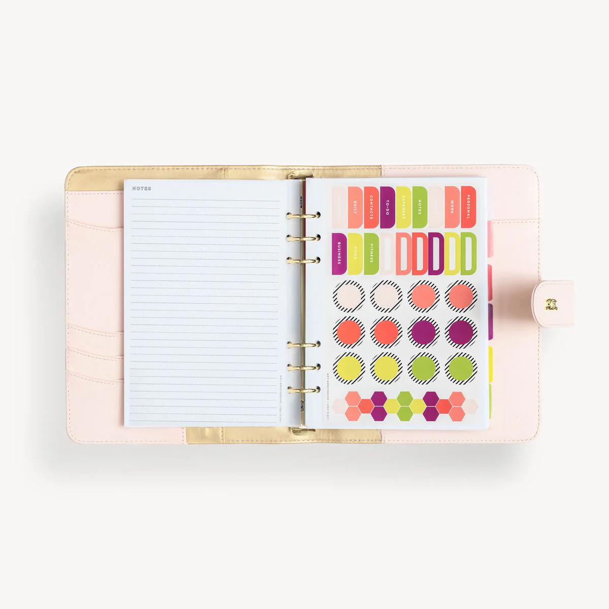 A5 Vegan Leather Planner: Blush - Image 8