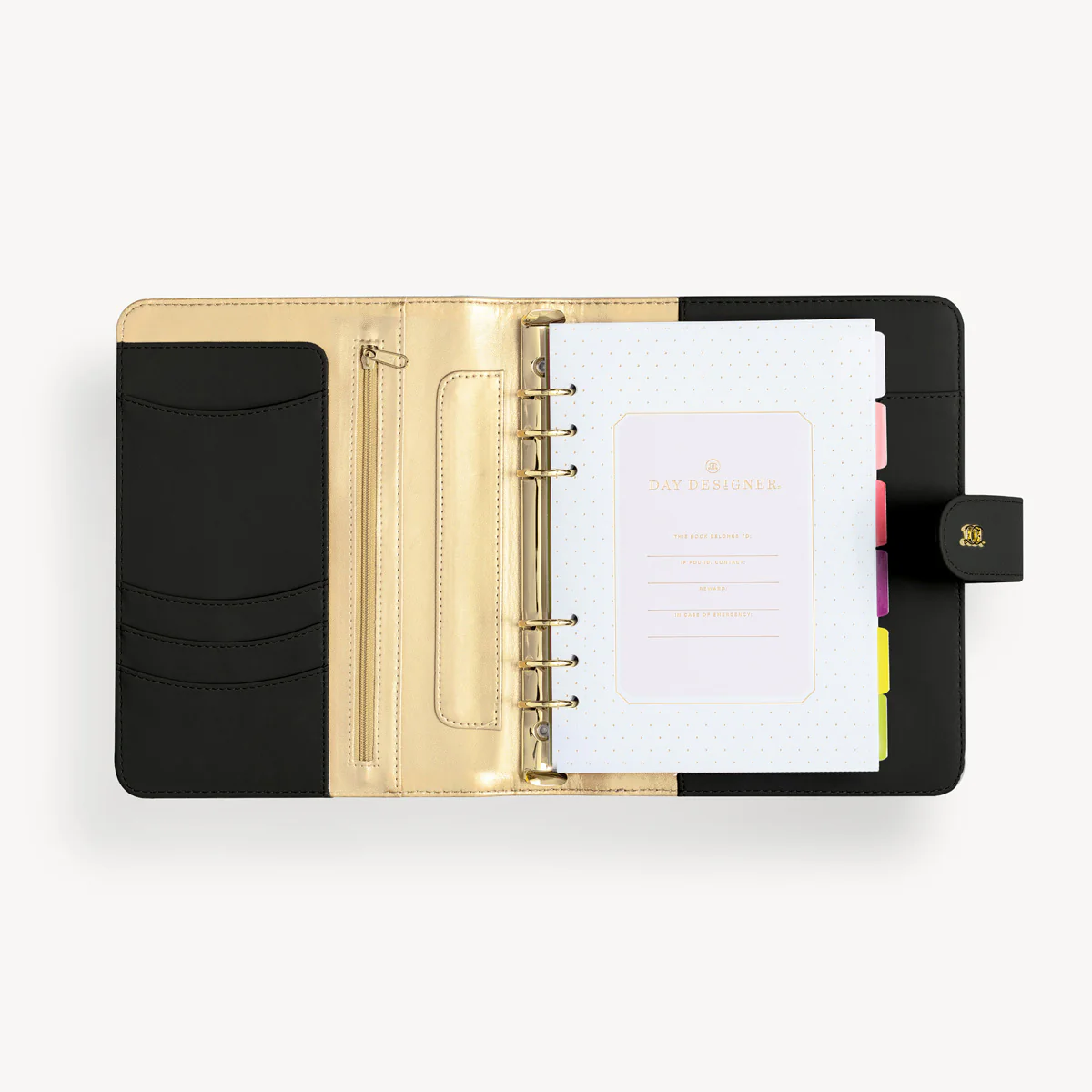 A5 Vegan Leather Planner: Classic Black - Image 3