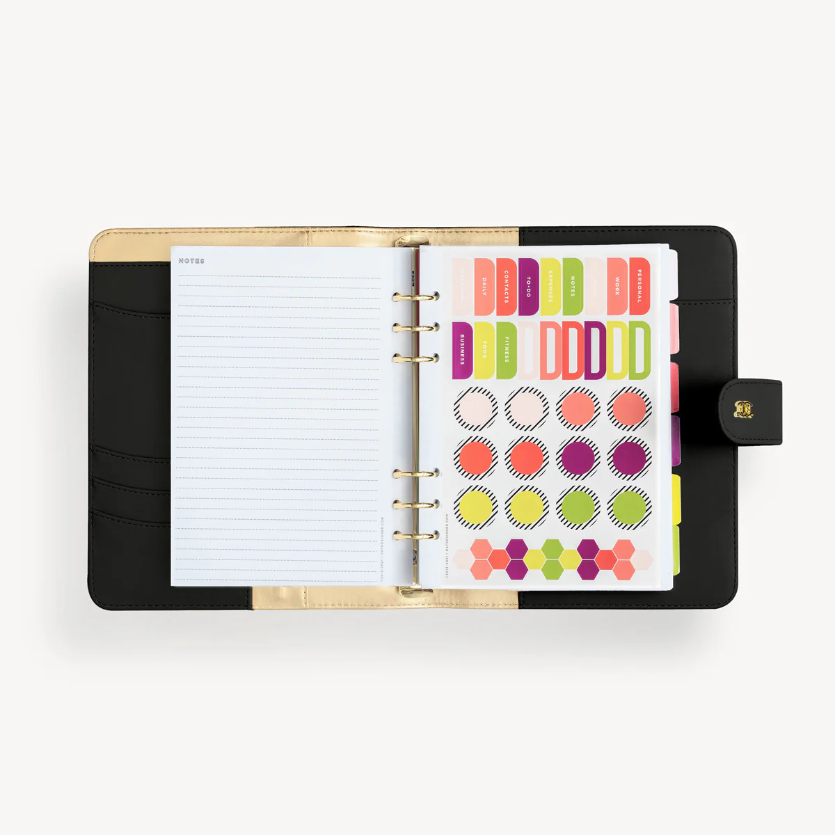 A5 Vegan Leather Planner: Classic Black - Image 4