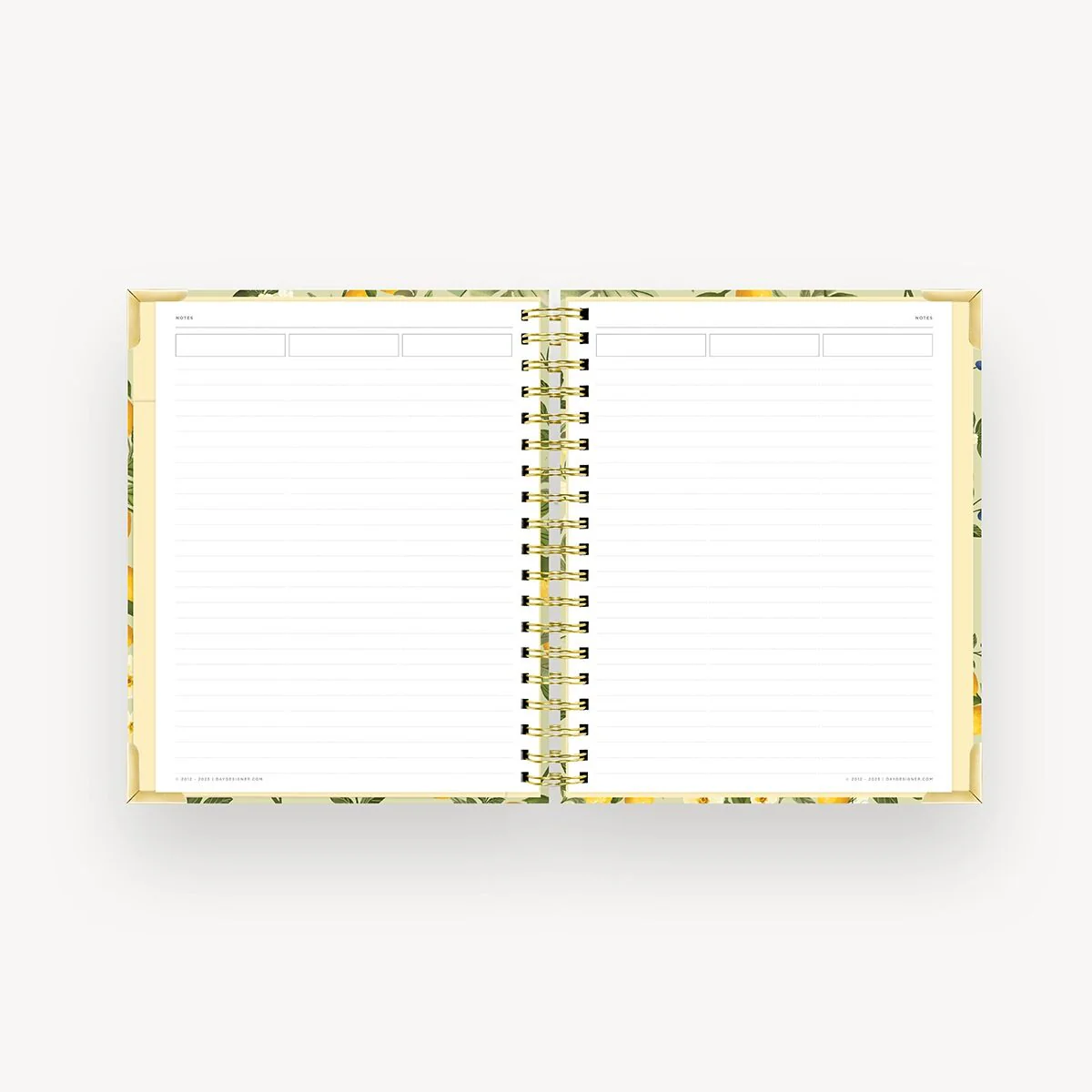 Lined Notebook: Lemon Floral Sage - Image 4